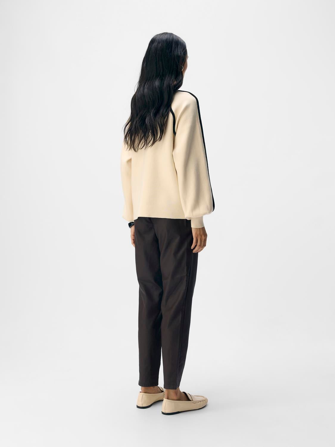 OBJREYNARD Pullover - Sandshell - VERO MODA & VILA Bergvik